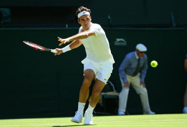 Wimbledon 2015, Federer senza problemi