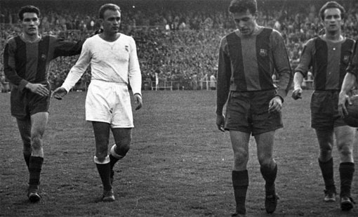 Serial Real Madrid - F.C Barcelona en Copa: 1953/54 - Ida y vuelta antagónicos sin Di Stéfano ni Kubala