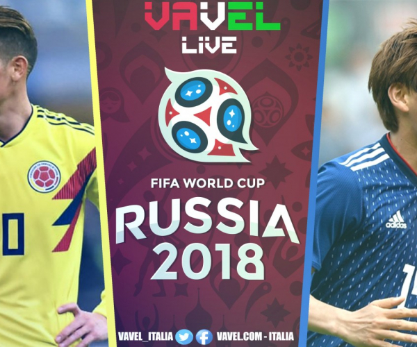 Colombia-Giappone in diretta, LIVE Mondiali Russia 2018: vince il Giappone! Mondiale subito in salita per la Colombia