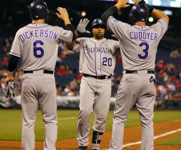 Rockies Pick Up Much Needed Road Win 6-2 Over Phillies