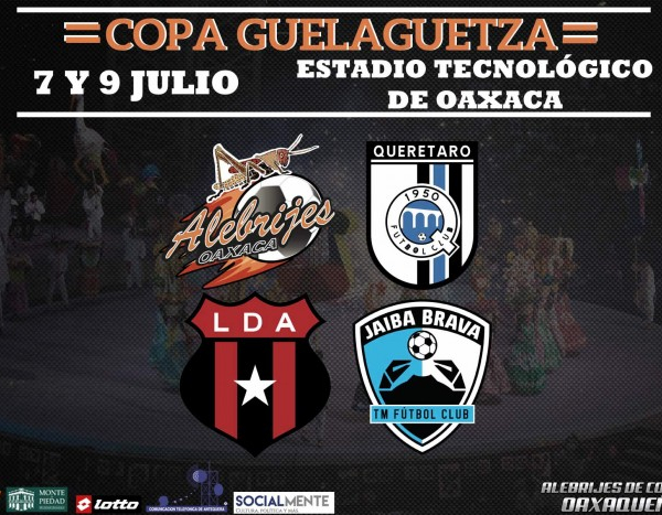 Alebrijes será anfitrión de la Copa Guelaguetza