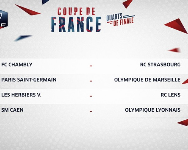 Copa da França: clássico entre maiores vencedores protagoniza quartas de final