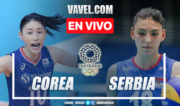 Resumen y mejores momentos del Voleibol femenil Corea del Sur 0-3 Serbia en Tokio 2020