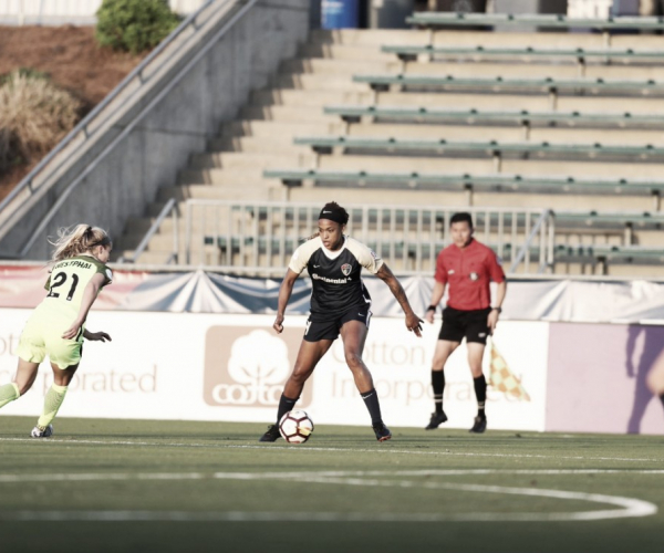 The North Carolina Courage remain undefeated thanks to a late Jess McDonald goal