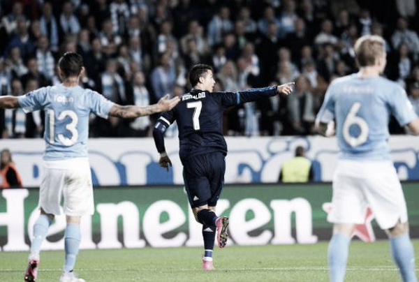 Malmo FF 0-2 Real Madrid: Ronaldo marks his 500th career goal with a brace in Sweden