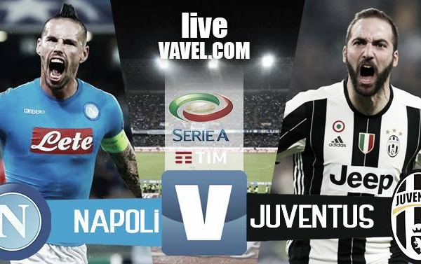 Terminata Napoli - Juventus in Serie A 2016/17 (1-1): Khedira la sblocca, pareggia Hamsik