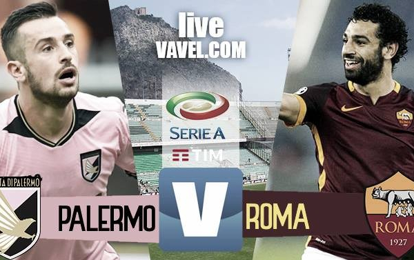Terminata Palermo - Roma in Serie A 2016/17 (0-3): Gol di El Shaarawy, Dzeko e Bruno Peres