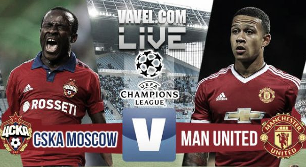 Live Cska Mosca vs Manchester United, risultato partita Champions League 2015/16  (1-1)