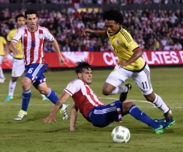 Qualificazioni Russia 2018 - Colombia col brivido, col Paraguay decide Cardona nel finale (0-1)