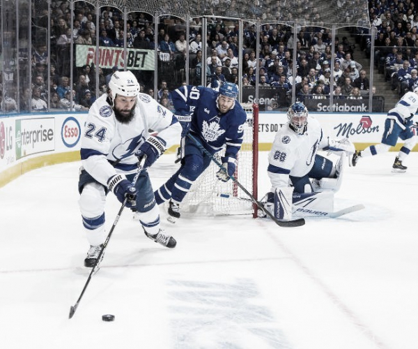 Goals and highlights: Toronto Maple Leafs vs Tampa Bay Lightning in NHL (3-4)