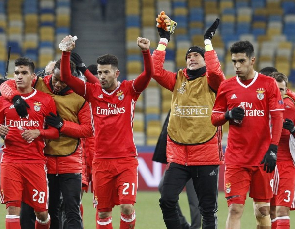Champions League, Girone B: il Benfica trova la prima vittoria e si rilancia, Dinamo Kiev sempre più ultima