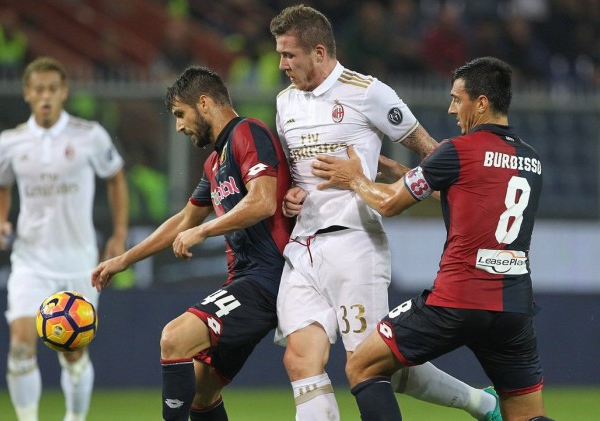 Cade il Milan a Genova, dilaga il Grifone (3-0)