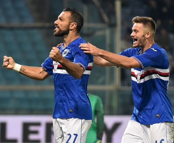Basta Quagliarella: la Sampdoria si impone 1-0 sull'Inter che ripiomba nelle incertezze