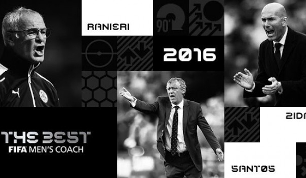Zidane, Ranieri e Santos: os candidatos ao prêmio de melhor treinador do mundo