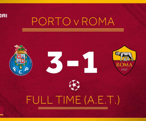  Champions League- Peccato Roma: il Porto vince 3-1 ed elimina i giallorossi!