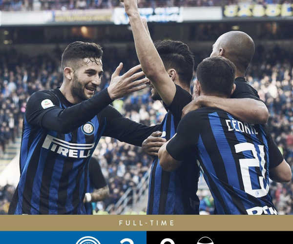 Serie A - L'Inter tiene il passo del Milan: 2-0 alla Spal