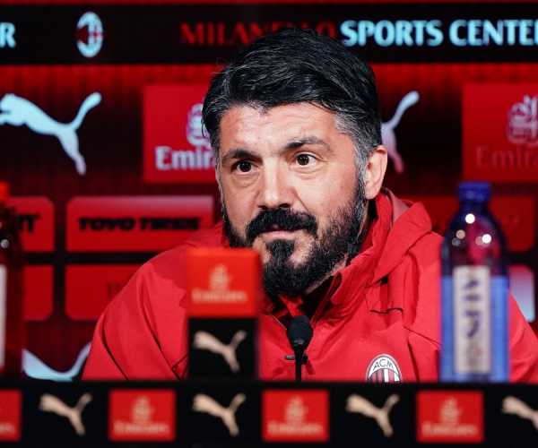 Milan, Gattuso in conferenza stampa: "Nel derby non ci sono favoriti"