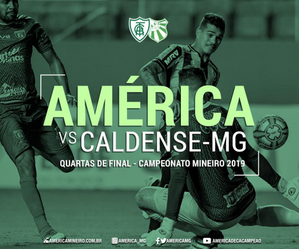 Resultado e gols América-MG 2 x 0 Caldense AO VIVO agora pelo Campeonato Mineiro