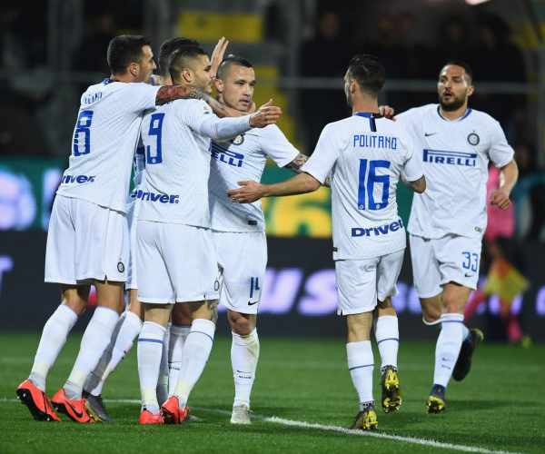 Serie A - L'Inter espugna lo Stirpe: battuto il Frosinone 1-3