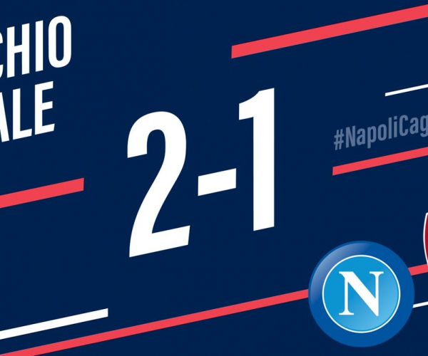 Serie A - Il Napoli batte in rimonta il Cagliari: 2-1 al San Paolo