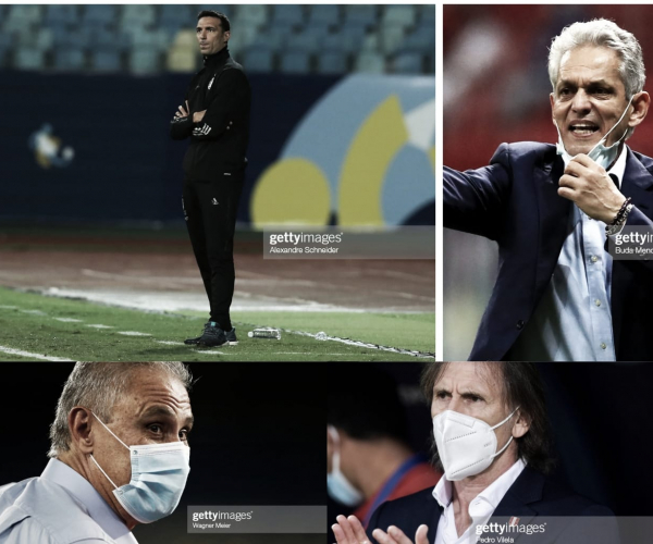 Los entrenadores semifinalistas de la Copa América 2021 son los mismos del 2019
