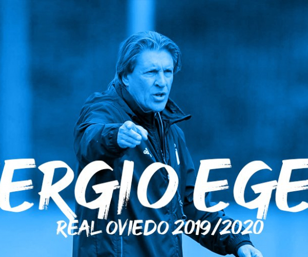 Sergio Egea, un año más entrenando al Real Oviedo