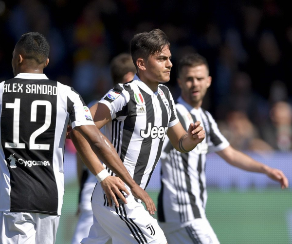 La Juventus soffre ma vince: Benevento battuto 2-4 grazie ad un super-Dybala e Douglas Costa