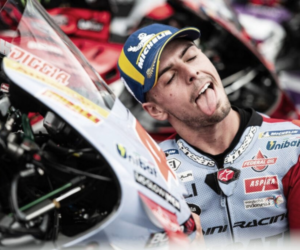 Fabio Di Giannantonio, tras su primer podio en MotoGP: "Quizá ha sido la mejor salida de mi vida"