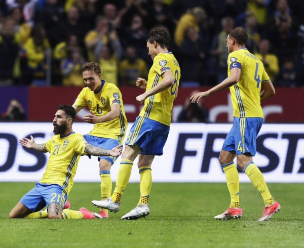 Qualificazioni Russia 2018 - La Svezia fa il colpaccio, battuta la Francia (2-1)