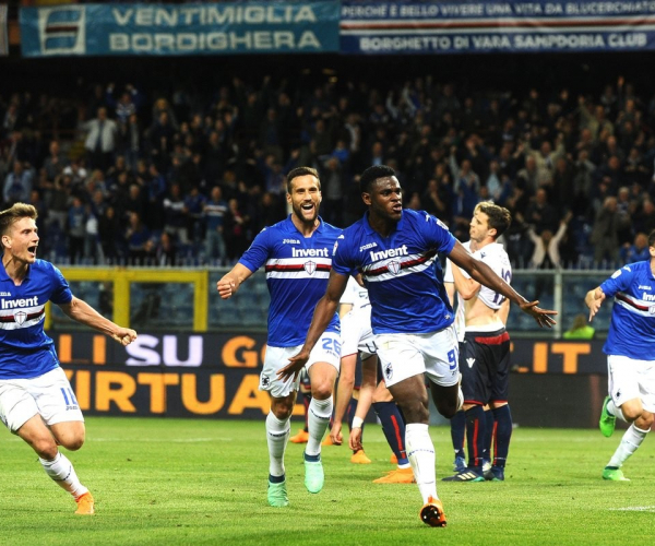 Serie A - Zapata piega il Bologna: la Samp si rilancia per l'Europa