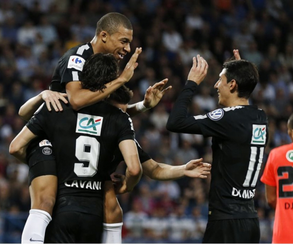 Coupe de France: il PSG liquida senza problemi il Caen, ora la finale contro il Les Herbiers