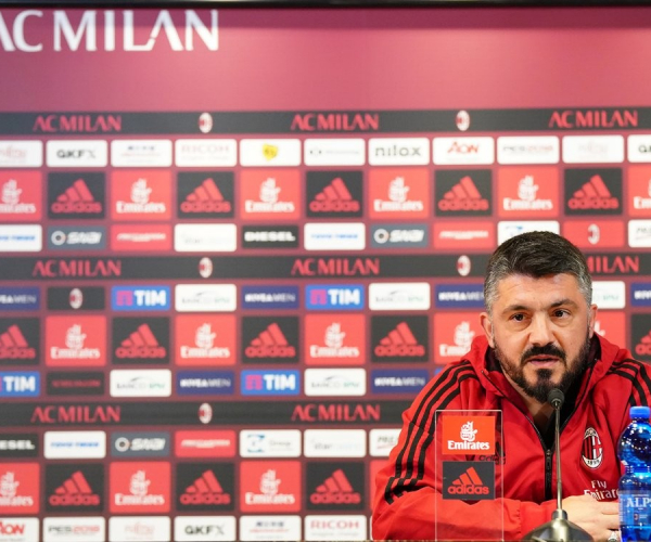 Milan, Gattuso in conferenza: "Due punte? Devo pensare all'equilibrio di squadra"