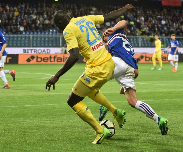 Il Napoli onora il campionato: Sampdoria battuta grazie ai goal di Milik e Raul Albiol