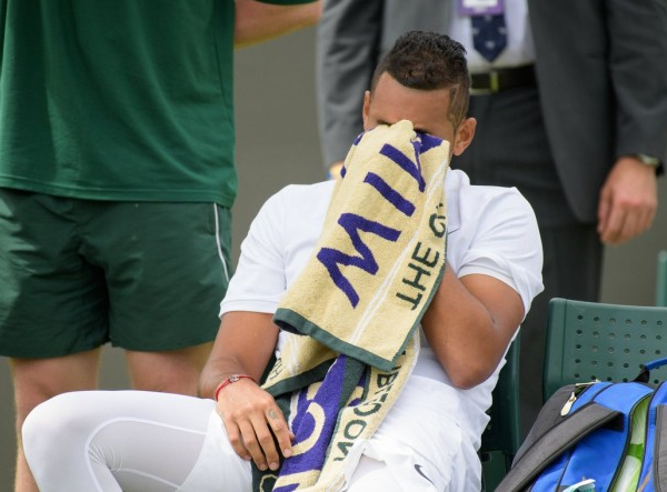Wimbledon 2017, si ritira Nick Kyrgios