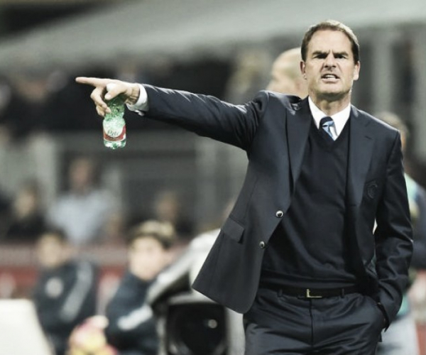 Inter, la ricetta di De Boer: "Società unita e fiducia in questa squadra"