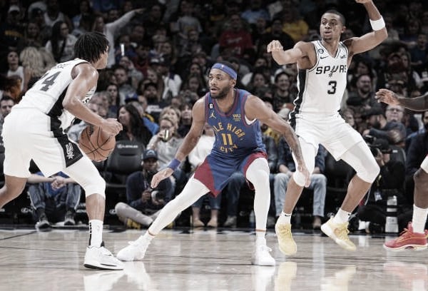 Resumen y canastas: San Antonio Spurs 128-120 Denver Nuggets en NBA