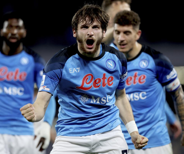 Goles y resumen del Napoli 0-4 Frosinone en Coppa Italia 2023