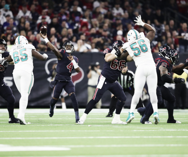 Fácil triunfo de
los  Houston Texans sobre los Dolphins de
Miami