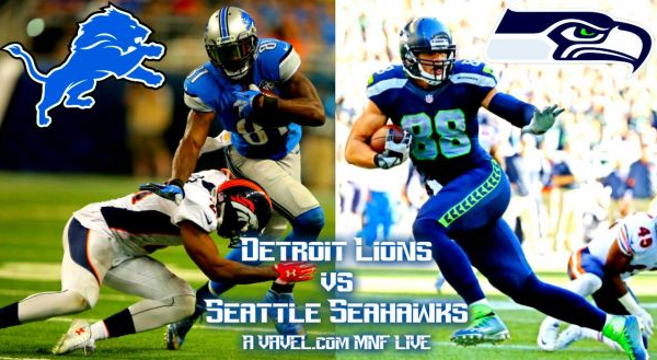 Score Detroit Lions - Seattle Seahawks Of 2015 NFL Football (10-13)