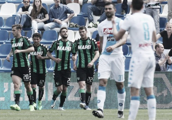 Serie A, Milik entra e salva il Napoli: è 2-2 al Mapei Stadium