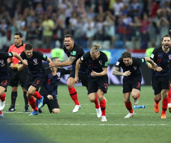 Russia 2018 - Match ball di Rakitic, la Croazia si impone ai calci di rigore 4-3 e vola ai quarti
