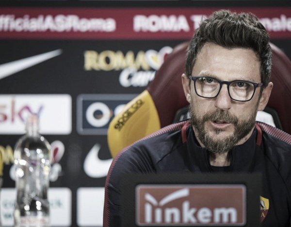 Di Francesco: “Ante el Inter vi un poco de lo que quiero que sea esta Roma”