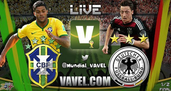 Live Brasile - Germania, Mondiali 2014 in diretta