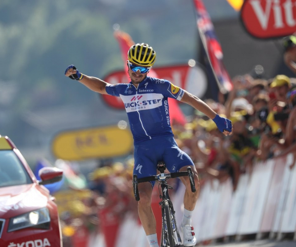 Tour de France - Le Grand Julian: Alaphilippe trionfa al primo arrivo in salita, ma i big dormono