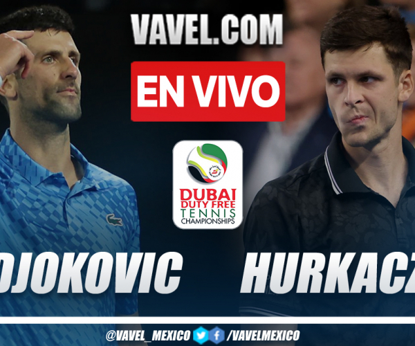 Resumen y sets: Djokovic 2-0 Hurkacz enn ATP Dubai 2023