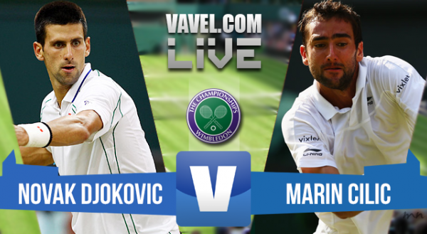 Live Djokovic Vs Cilic, risultato quarti di finale Wimbledon 2015  (3-0)