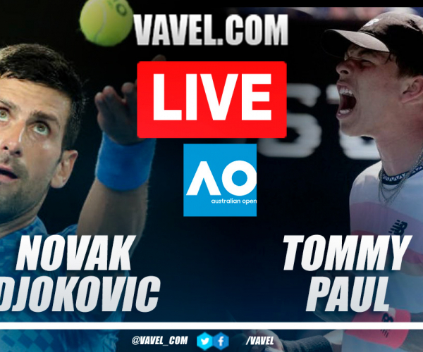Summary and highlights of Novak Djokovic 3-0 Tommy Paul at Australian Open