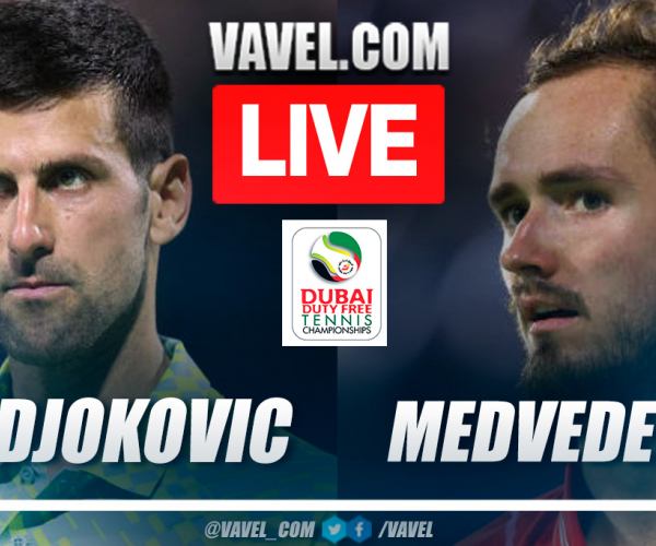 Highlights and points of Novak Djokovic 0-2 Medvedev at ATP Doha