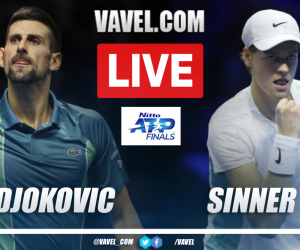 Highlights and points of Djokovic 2-0 Sinner in Final ATP Finals