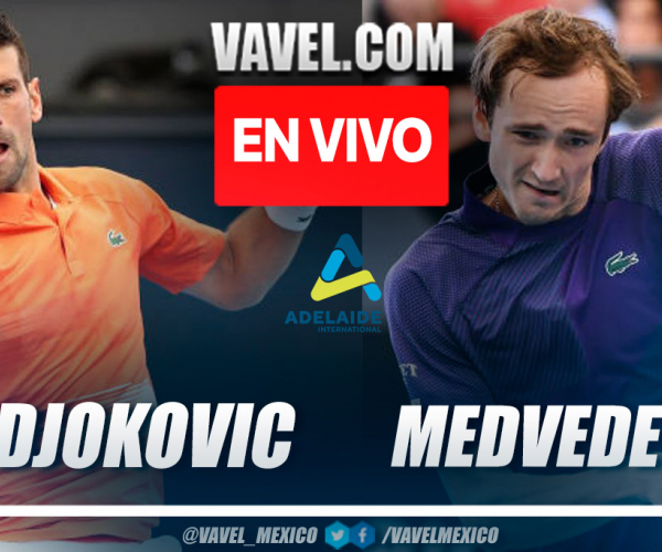 Resumen y mejores momentos del Novak Djokovic 2-0 Daniil Medvedev en ATP Adelaida